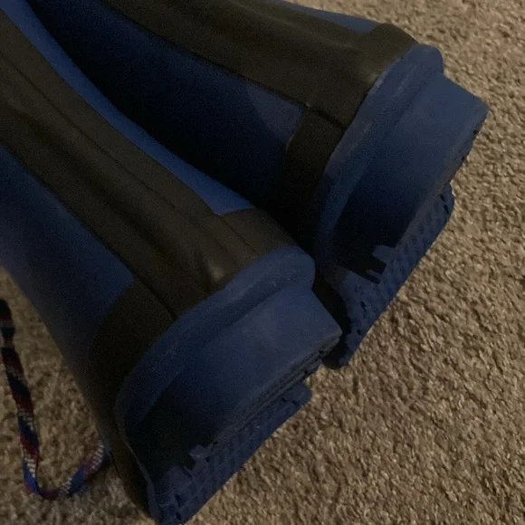 Tommy Hilfiger Electric Blue Rainboots Size 9 EUC - Picture 9 of 13